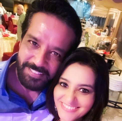 Smita Bansal with her Co-Star Anup Soni