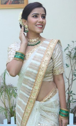 Sneha Bhawsar in Marathi dress