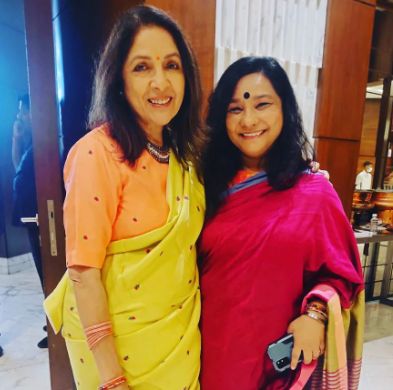 Sunita Rajwar with her co-star