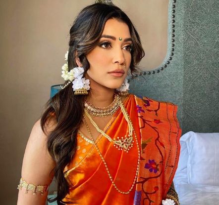 Anuja Joshi in Indian attire