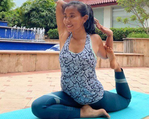 Ankita Konwar yogini, runner